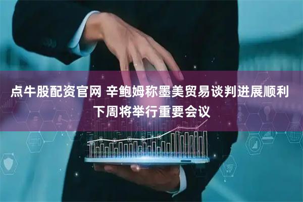 点牛股配资官网 辛鲍姆称墨美贸易谈判进展顺利 下周将举行重要会议