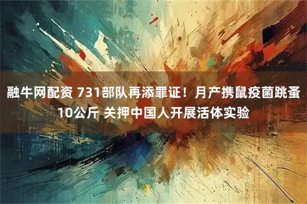 融牛网配资 731部队再添罪证！月产携鼠疫菌跳蚤10公斤 关押中国人开展活体实验